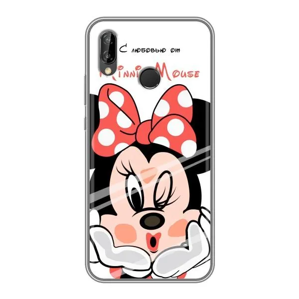 Чохол з принтом «Маус Мінні» для Huawei Y9 2019 / Enjoy 9 Plus