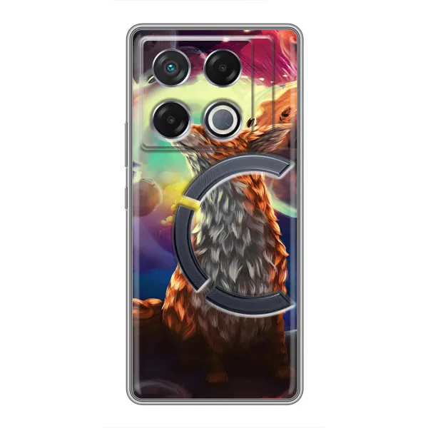 Чохол з принтом «Лисичка в космосі» для Infinix GT 20 Pro
