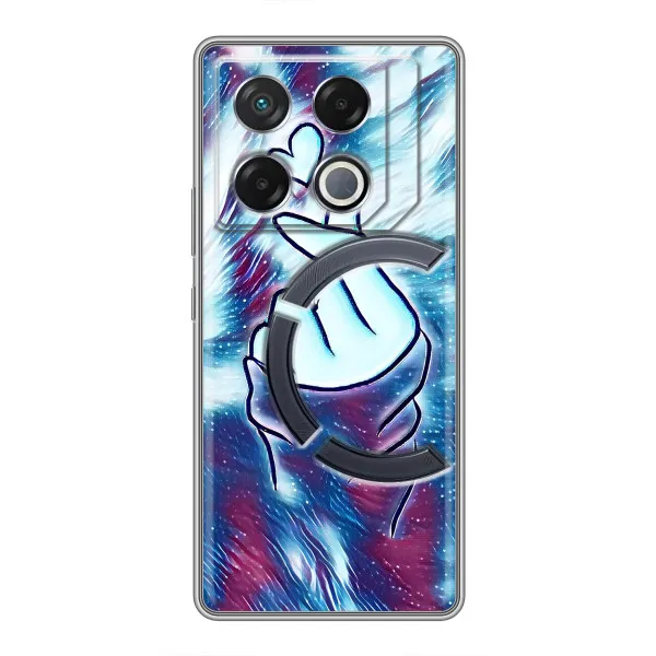 Чехол с принтом «Радужное сердце» для Infinix GT 20 Pro