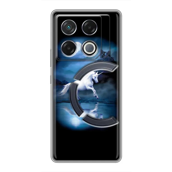 Чехол с принтом «Единорог» для Infinix GT 20 Pro