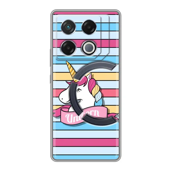 Чехол с принтом «Unicorn» для Infinix GT 20 Pro