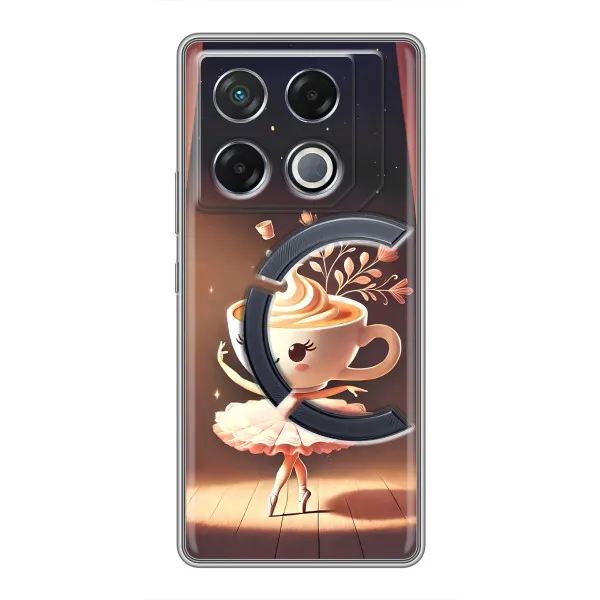 Чехол с принтом «Балерина капучина» для Infinix GT 20 Pro