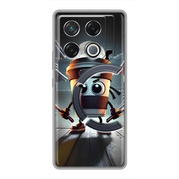 Чехол с принтом «Капучино асасино» для Infinix GT 20 Pro