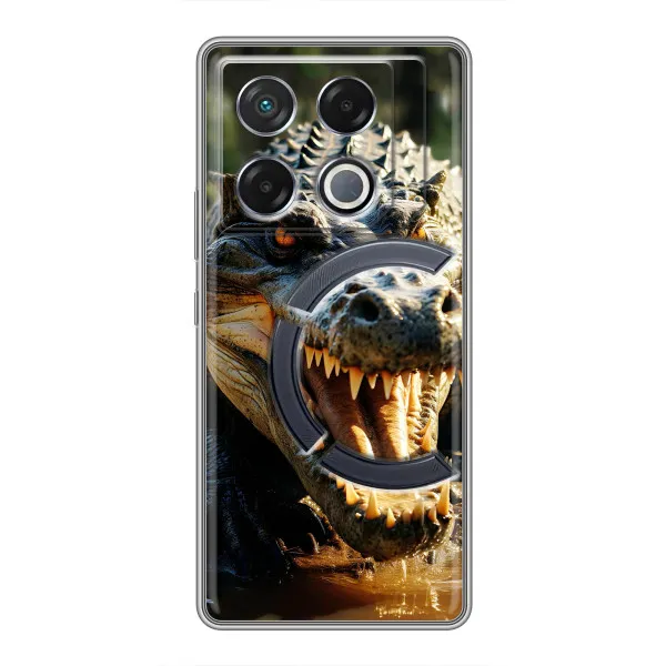 Чехол с принтом «Опасный крокодил» для Infinix GT 20 Pro