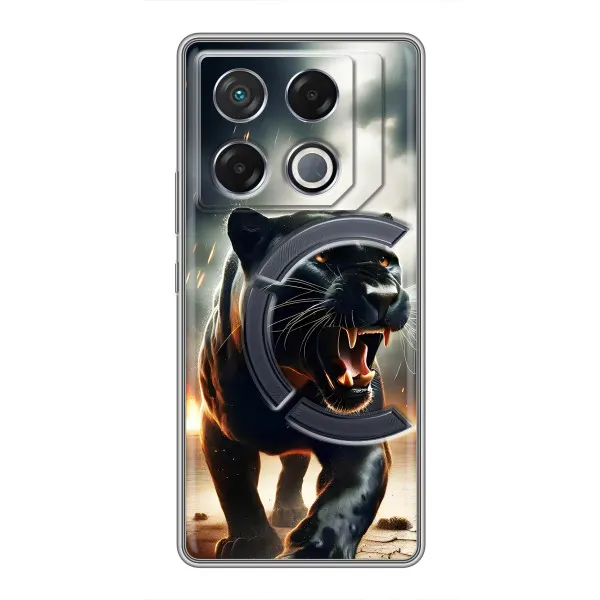Чехол с принтом «Черная пантера» для Infinix GT 20 Pro