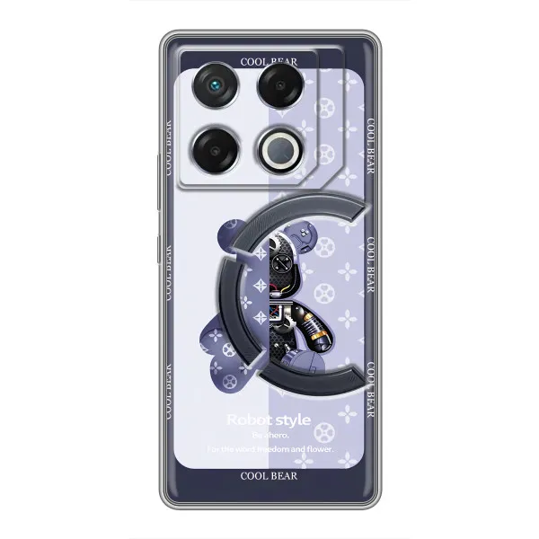 Чехол с принтом «Медвежонок LV» для Infinix GT 20 Pro