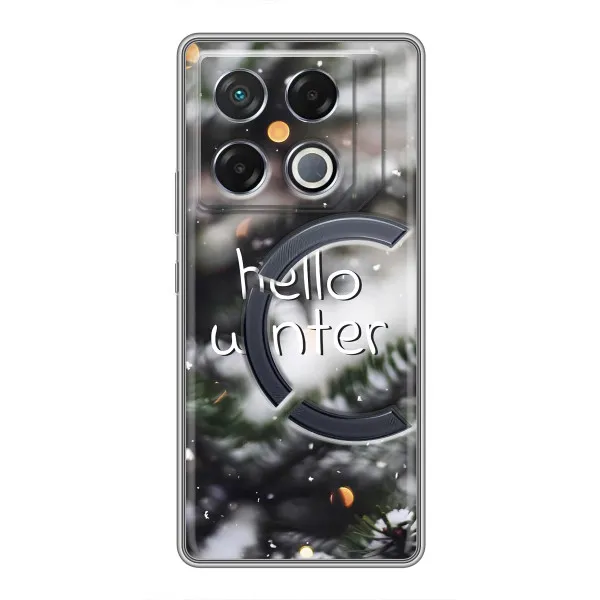 Чехол с принтом «Hello winter» для Infinix GT 20 Pro Чехол с принтом «Hello winter» для Infinix GT 20 Pro