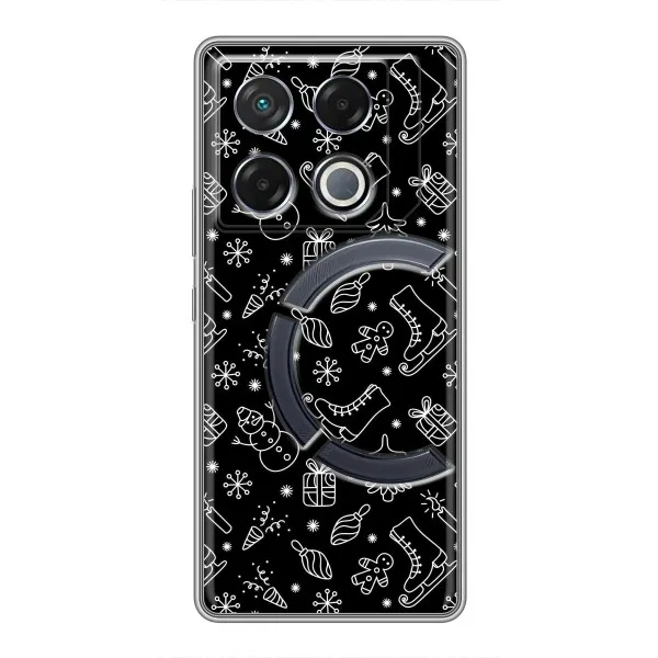 Чехол с принтом «Новогодний фон» для Infinix GT 20 Pro Чехол с принтом «Новогодний фон» для Infinix GT 20 Pro