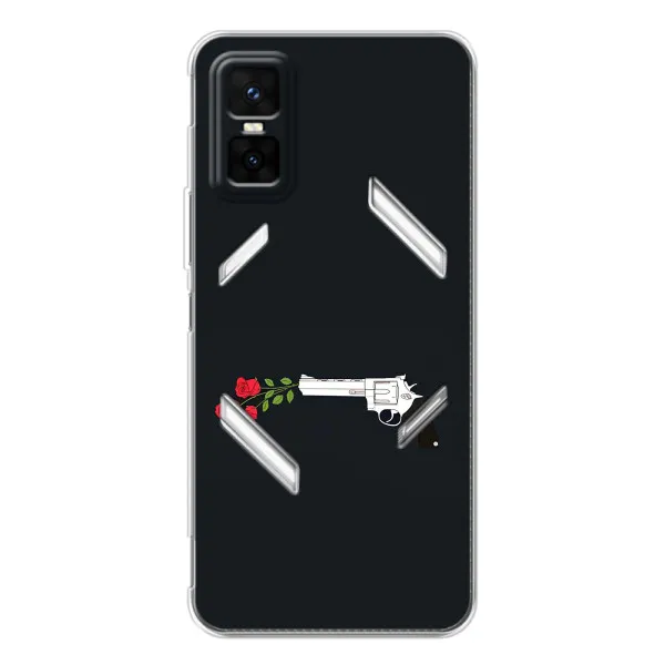 Чехол с принтом «Неожиданные цветы» для Infinix GT 30 Pro