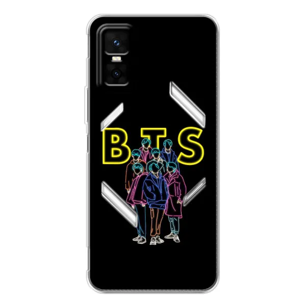 Чехол с принтом «BTS стайл» для Infinix GT 30 Pro
