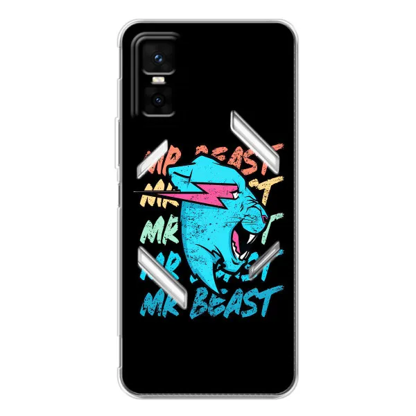 Чехол с принтом «logo Mr beast» для Infinix GT 30 Pro
