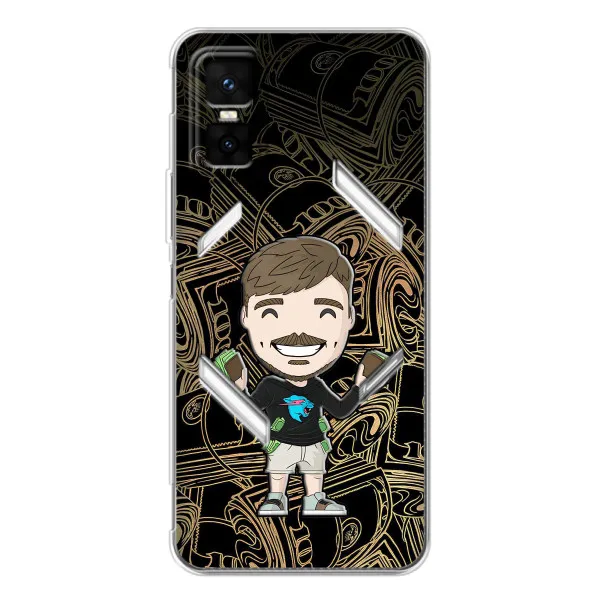 Чехол с принтом «Mister Beast» для Infinix GT 30 Pro
