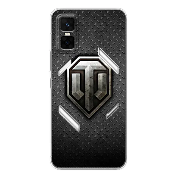 Чехол с принтом «Лого Tanks» для Infinix GT 30 Pro