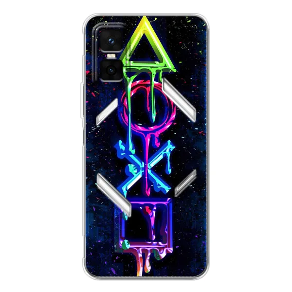 Чехол с принтом «Pleystation лого» для Infinix GT 30 Pro