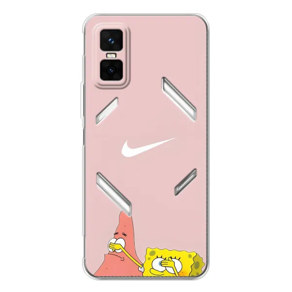 Чехол с принтом «Патрик и Губка» для Infinix GT 30 Pro