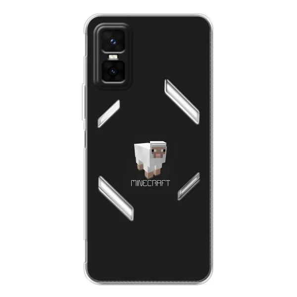 Чехол с принтом «Овечка Майнкрафт» для Infinix GT 30 Pro