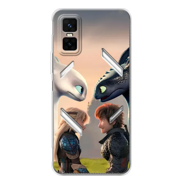 Чехол с принтом «Иккинг и Астрид» для Infinix GT 30 Pro