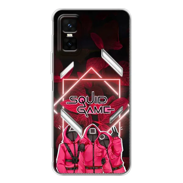 Чехол с принтом «Охранники Игра кальмара» для Infinix GT 30 Pro Чехол с принтом «Охранники Игра кальмара» для Infinix GT 30 Pro