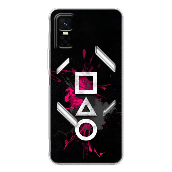 Чехол с принтом «Символы Игра кальмара» для Infinix GT 30 Pro Чехол с принтом «Символы Игра кальмара» для Infinix GT 30 Pro
