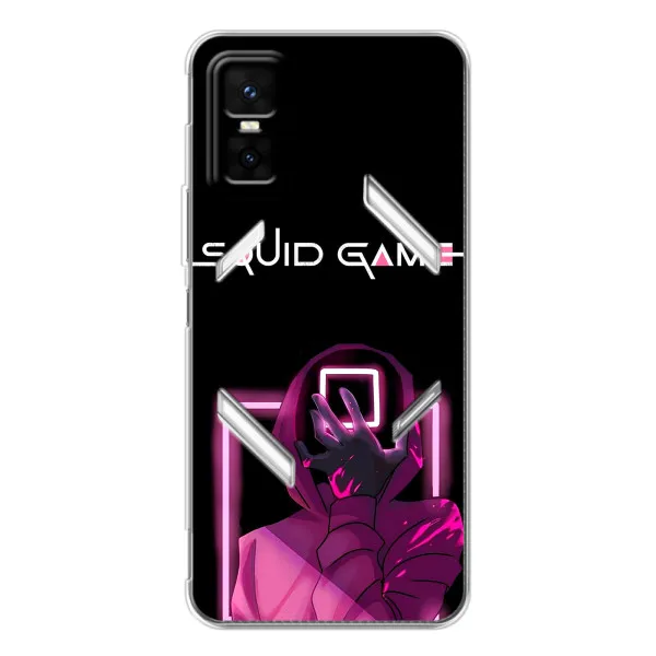 Чехол с принтом «Неоновый охранник игры» для Infinix GT 30 Pro Чехол с принтом «Неоновый охранник игры» для Infinix GT 30 Pro