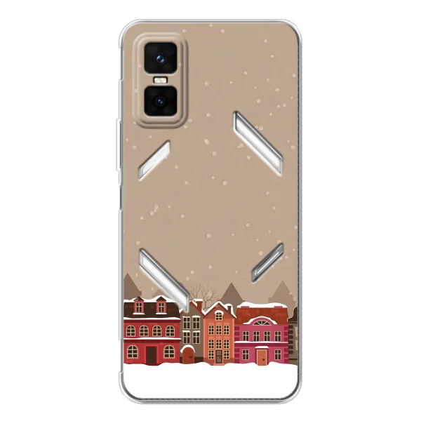 Чехол с принтом «Зимний город» для Infinix GT 30 Pro