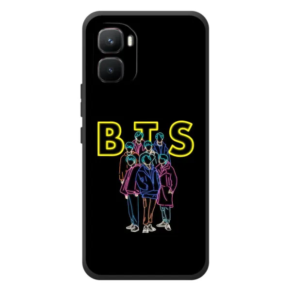 Чехол с принтом «BTS стайл» для Infinix GT 50 Pro Чехол с принтом «BTS стайл» для Infinix GT 50 Pro