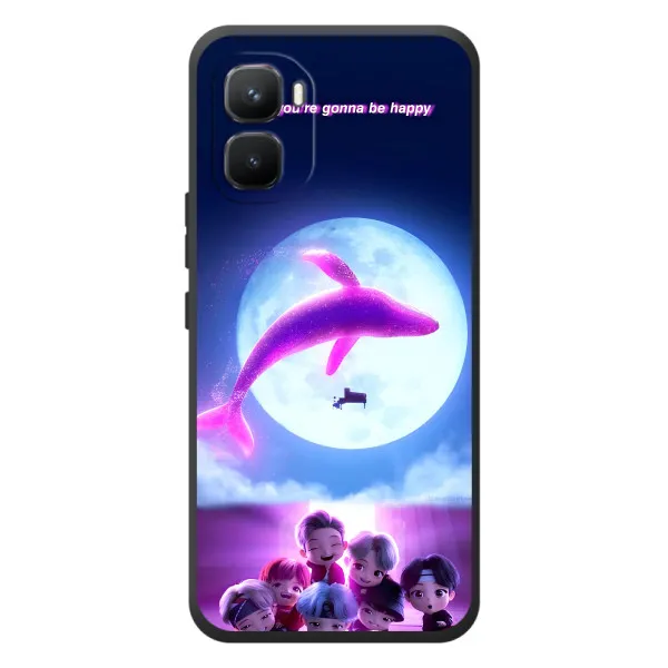 Чехол с принтом «КИТ BTS» для Infinix GT 50 Pro Чехол с принтом «КИТ BTS» для Infinix GT 50 Pro
