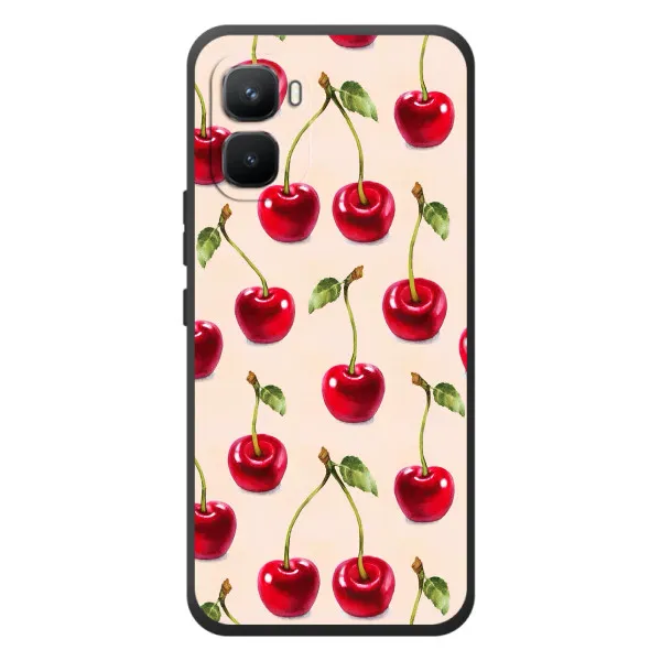 Чохол з принтом «Черешня» для Infinix GT 50 Pro Чохол з принтом «Черешня» для Infinix GT 50 Pro