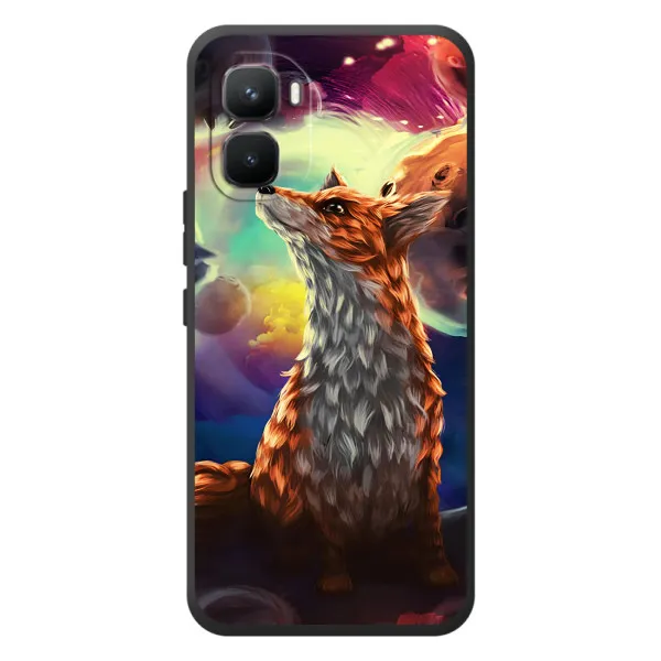 Чехол с принтом «Лисица в космосе» для Infinix GT 50 Pro