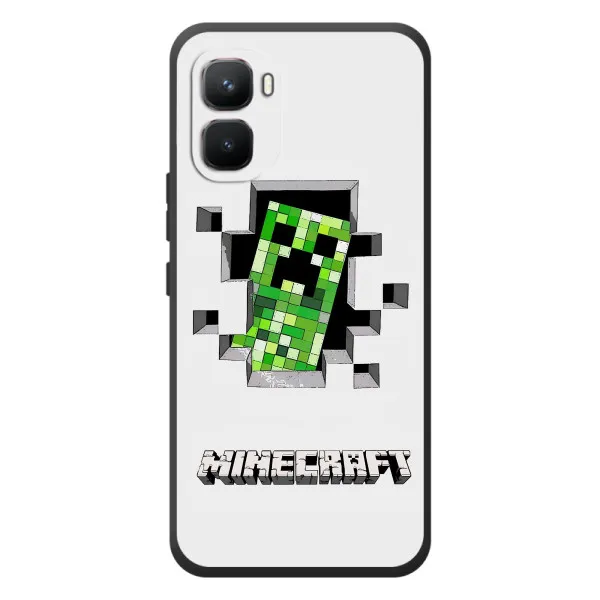 Чехол с принтом «крипер Майнкрафт» для Infinix GT 50 Pro Чехол с принтом «крипер Майнкрафт» для Infinix GT 50 Pro
