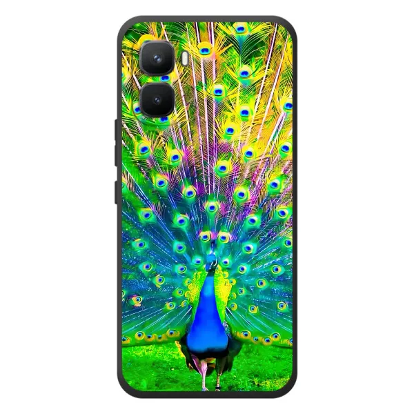 Чехол с принтом «Яркий Павлин» для Infinix GT 50 Pro Чехол с принтом «Яркий Павлин» для Infinix GT 50 Pro