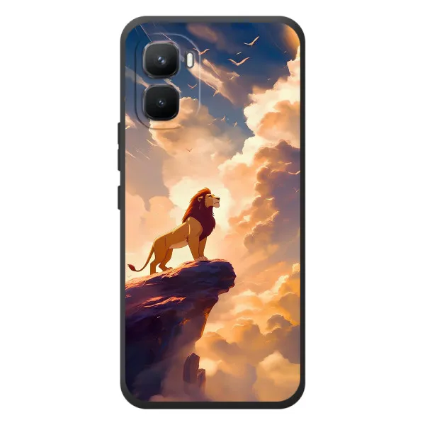 Чехол с принтом «Симба на скале» для Infinix GT 50 Pro