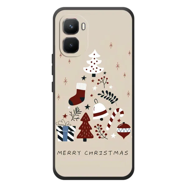 Чехол с принтом «Merry Christmas» для Infinix GT 50 Pro Чехол с принтом «Merry Christmas» для Infinix GT 50 Pro