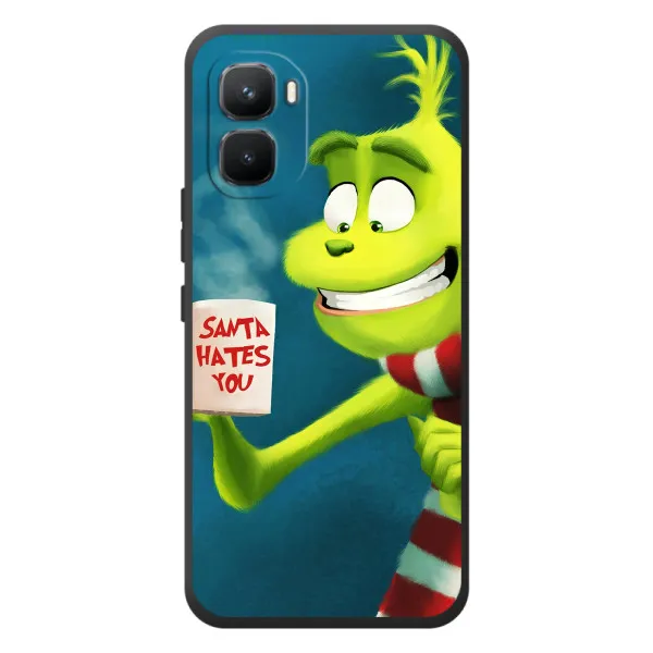 Чехол с принтом «Зеленый Гринч» для Infinix GT 50 Pro Чехол с принтом «Зеленый Гринч» для Infinix GT 50 Pro