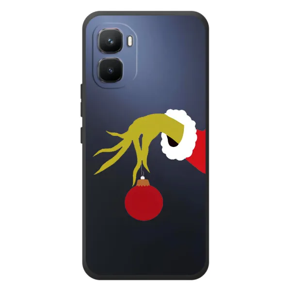 Чехол с принтом «Гринч с игрушкой» для Infinix GT 50 Pro Чехол с принтом «Гринч с игрушкой» для Infinix GT 50 Pro