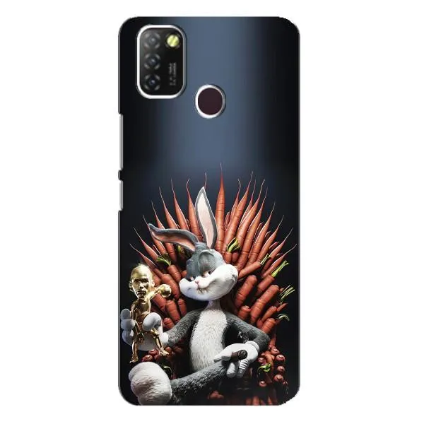 Чехол с принтом «Король Кролик» для Infinix Hot 10 Lite