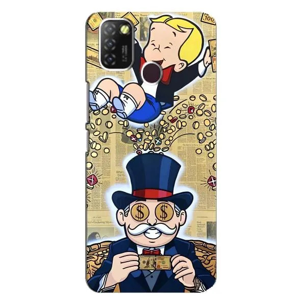 Чехол с принтом «Монополия Мен» для Infinix Hot 10 Lite