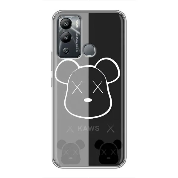 Чехол с принтом «БеарБрик глаза» для Infinix Hot 12 Play