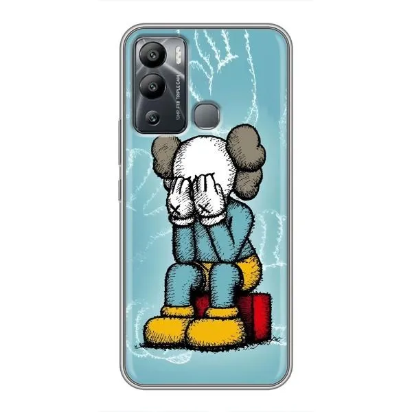 Чехол с принтом «Плач Bearbrick» для Infinix Hot 12 Play