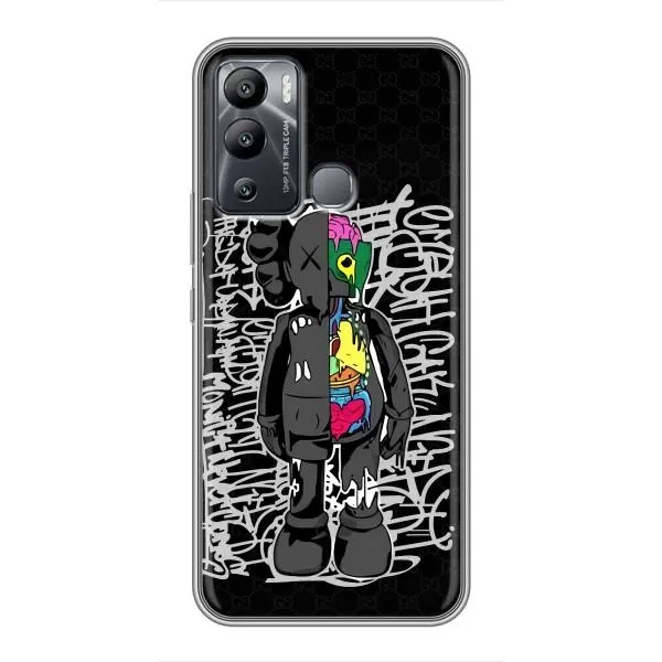 Чехол с принтом «Стиль Bearbrick» для Infinix Hot 12 Play