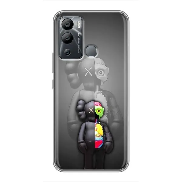 Чехол с принтом «Тело Bearbrick» для Infinix Hot 12 Play