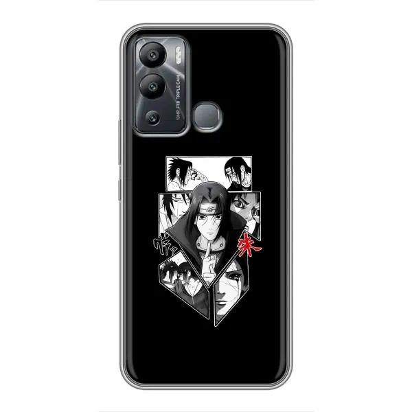 Чехол с принтом «коллаж Итачи» для Infinix Hot 12 Play