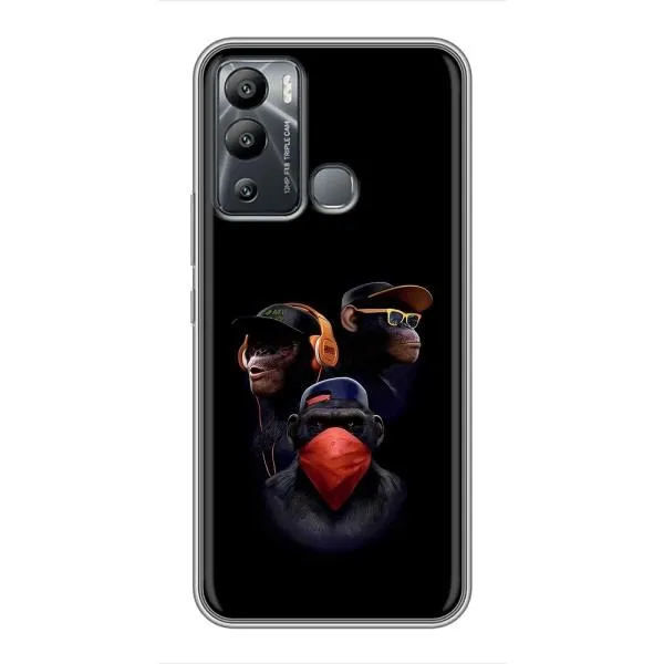 Чехол с принтом «Три обезьяны» для Infinix Hot 12 Play Чехол с принтом «Три обезьяны» для Infinix Hot 12 Play