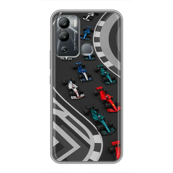 Чохол з принтом «Траса Ф1» для Infinix Hot 12 Play