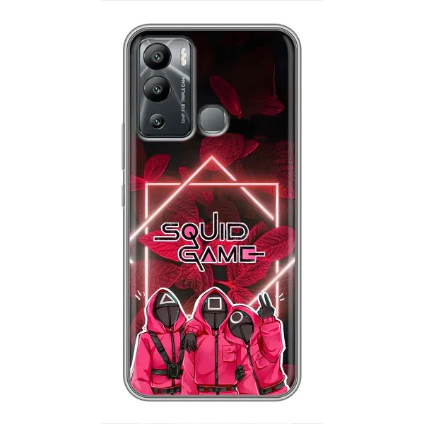 Чохол з принтом «Охоронці Гра кальмара» для Infinix Hot 12 Play Чохол з принтом «Охоронці Гра кальмара» для Infinix Hot 12 Play