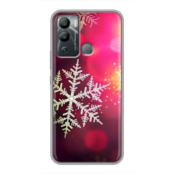 Чехол с принтом «Снежинка» для Infinix Hot 12 Play