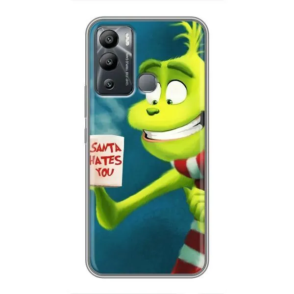 Чохол з принтом «Зелений Грінч» для Infinix Hot 12 Play Чохол з принтом «Зелений Грінч» для Infinix Hot 12 Play