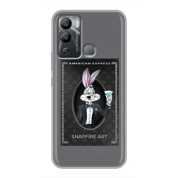 Чохол з принтом «Бакс Бані LV» для Infinix Hot 12i