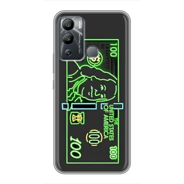 Чехол с принтом «Баксы» для Infinix Hot 12i