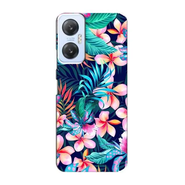 Чехол с принтом «Красочные цветы» для Infinix Hot 20 (5G)